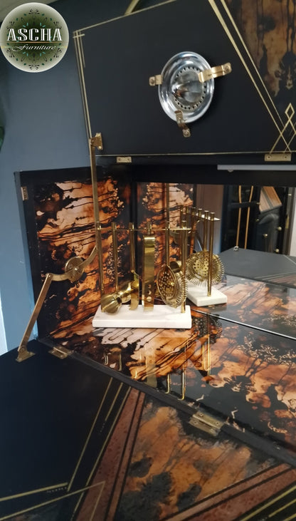 Diamondo Art Deco Style Cocktail Cabinet