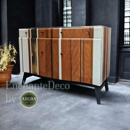 Mid-Century Modern MCM Bespoke Luxury Beautility Sideboard Drink Cabinet Modern