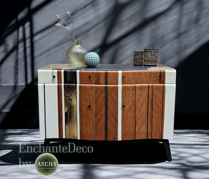 Mid-Century Modern MCM Bespoke Luxury Beautility Sideboard Drink Cabinet Modern
